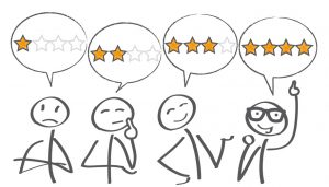 4 customer rankings are shown, from 1 star to 4 stars